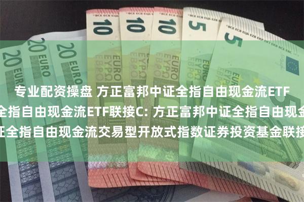 专业配资操盘 方正富邦中证全指自由现金流ETF联接A,方正富邦中证全指自由现金流ETF联接C: 方正富邦中证全指自由现金流交易型开放式指数证券投资基金联接基金基金合同